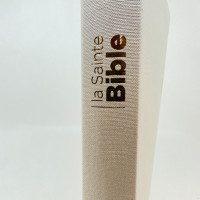 Bible NEG blanc textile or