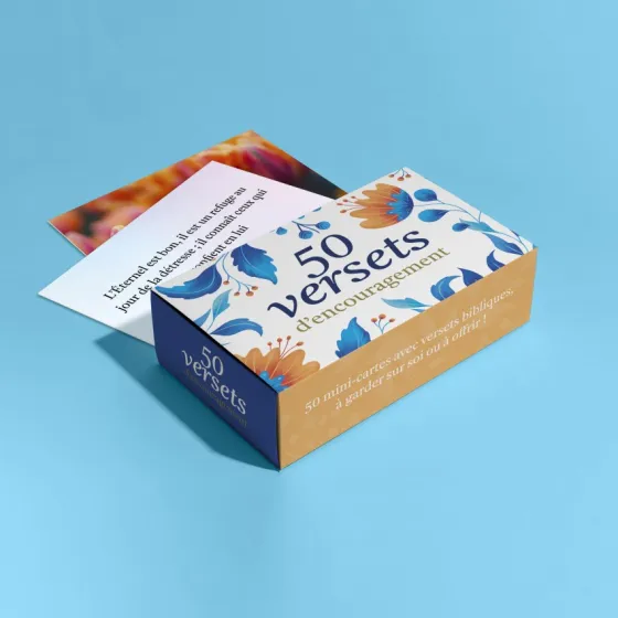 Lot de 50 versets - D'encouragement