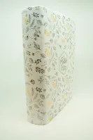 Bible SG21 Journal de bord souple Vivella blanc motifs dorés