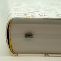 Bible SG21 Journal de bord souple Vivella blanc motifs dorés