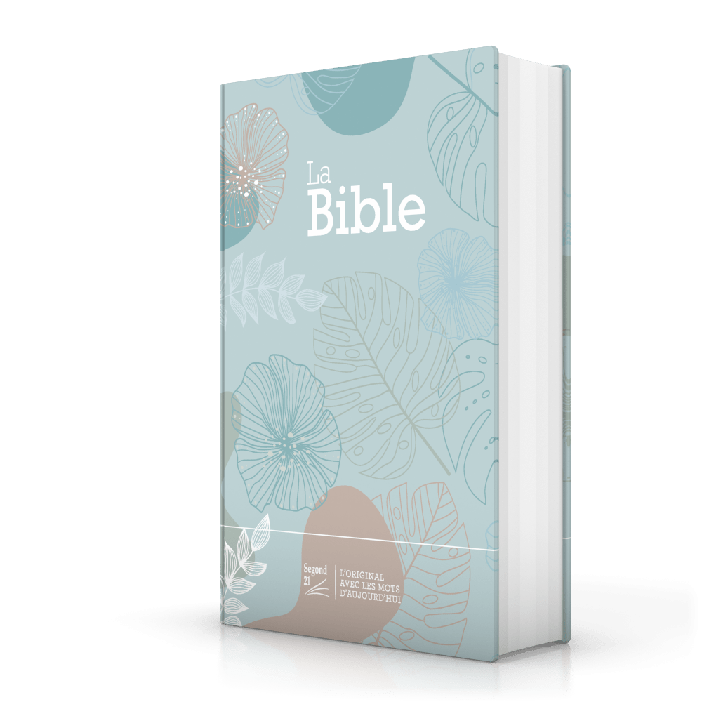 Bible SG21 rigide textile vert eau