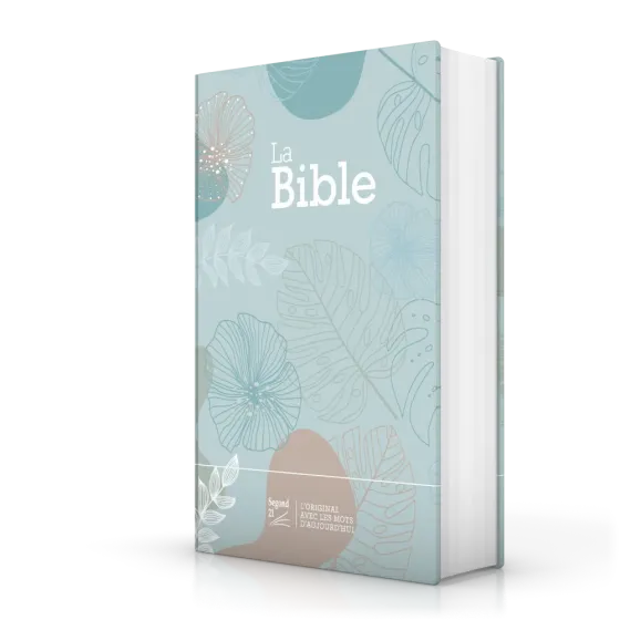 Bible SG21 rigide textile vert eau