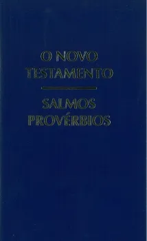 Nouveau Testament, Psaumes et Proverbes souple bleu - portugais