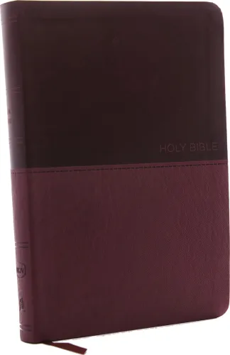 NKJV LP thinline Bible burgundy leathersoft