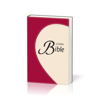 Bible Segond 1910 souple duo framboise/beige or