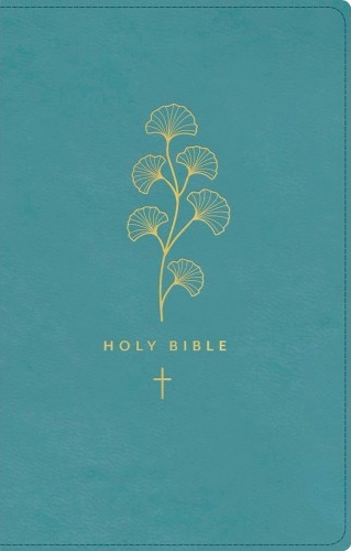 NLT Bible gift teal leatherlike