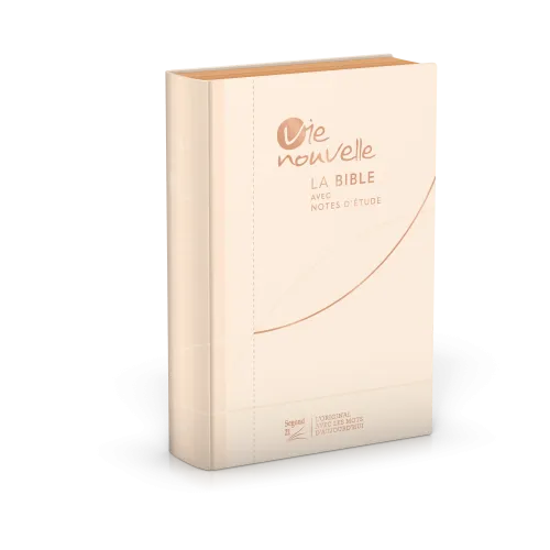 Bible SG21 Vie Nouvelle souple toile beige cuivre