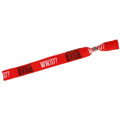 Bracelet WWJD rouge