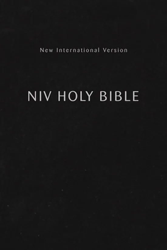 NIV Bible compact black