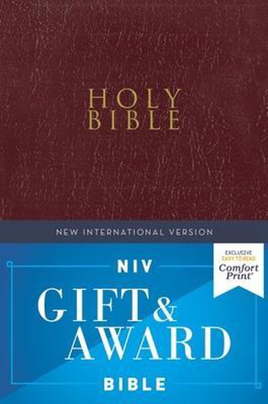 NIV Bible Gift & Award Burgundy