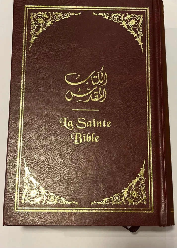 Bible bilingue arabe/fr-courant - rouge