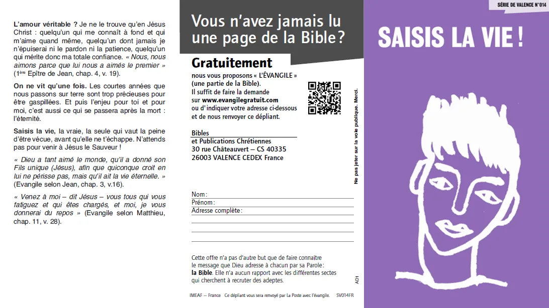 Saisis la vie