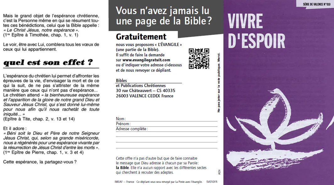 Vivre d'espoir