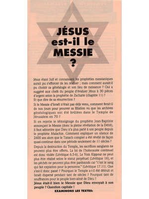 Jésus est-il le Messie ?