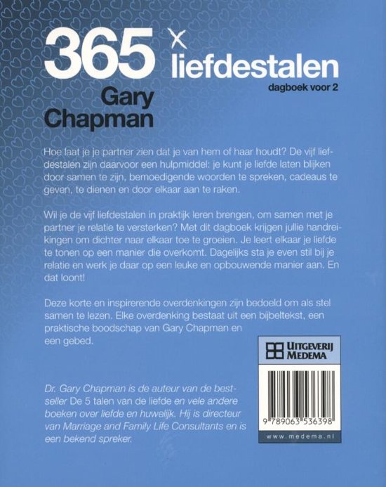 365 x liefdestalen - dagboek voor 2