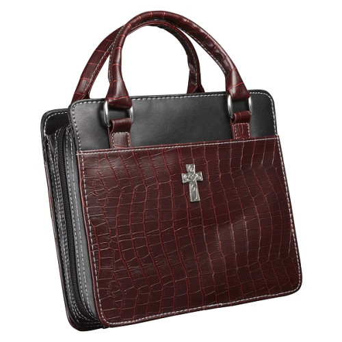 Housse M Croc Purse style - Burgundy