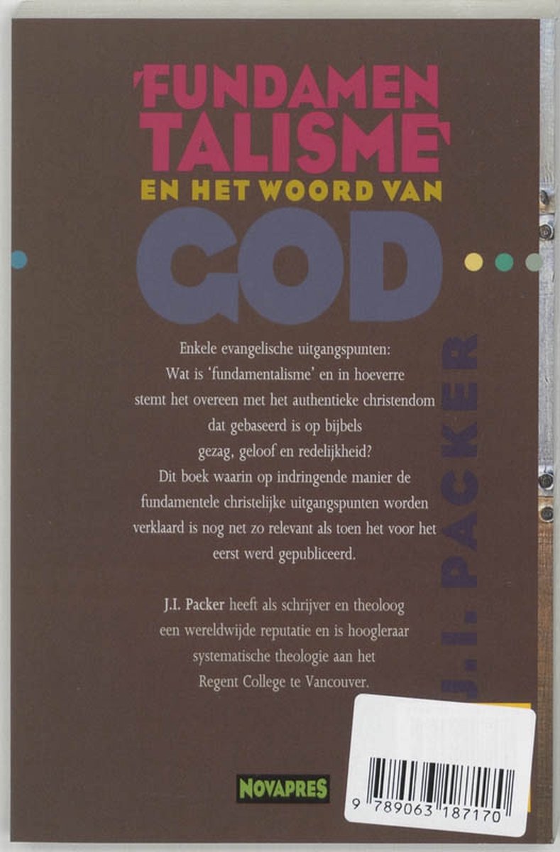 Fundamentalisme en het woord van God