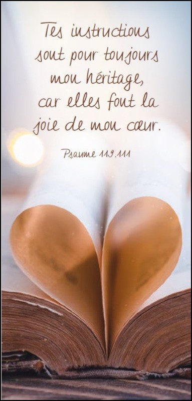 Marque-page magnet - Psaume 119:111