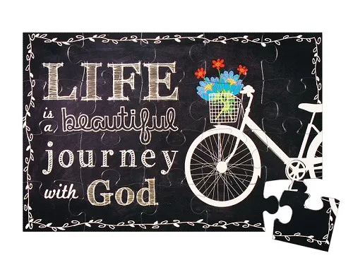Puzzle magnétique Life is a beautiful journey with God