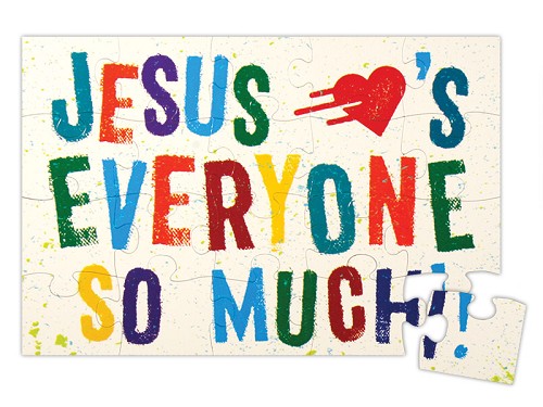 Puzzle magnétique Jesus loves everyone so much !