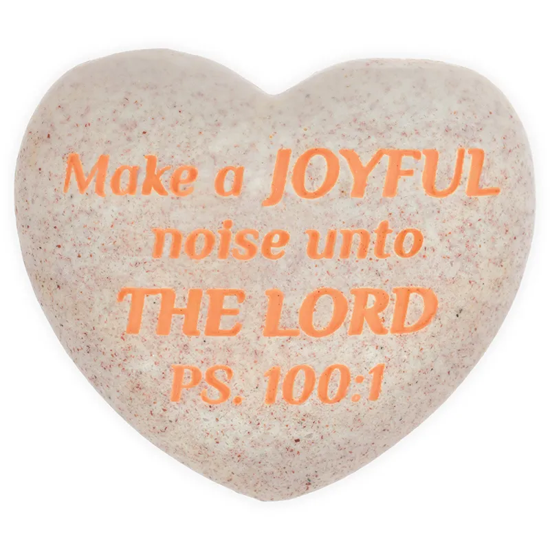 Coeur résine Celebrate - Ps. 100:1