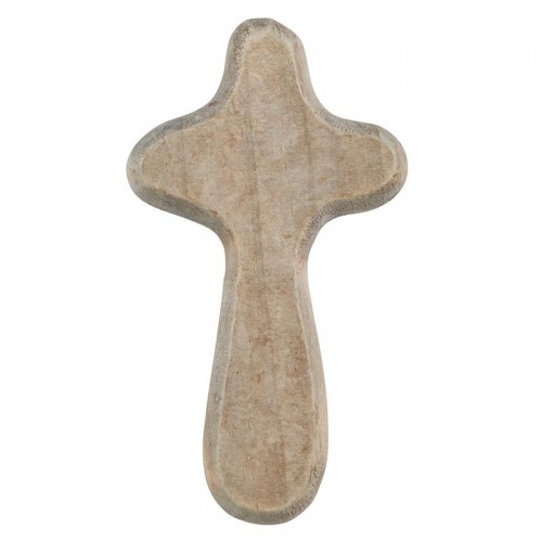 Croix de poche en bois - gris