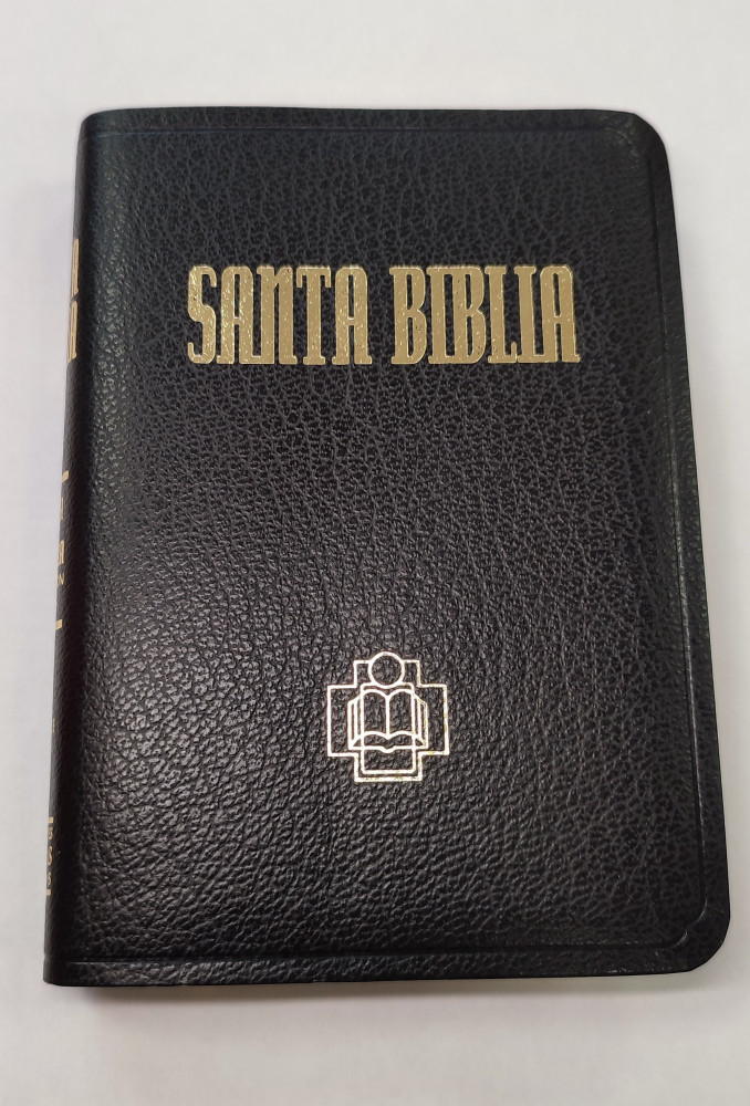 RVR 1995 mini Santa Biblia con concordancia ultrafin negro