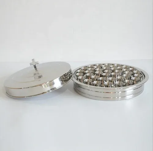 40 Verres sainte cène inox