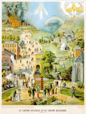 Affiche Le chemin spacieux et le chemin étroit