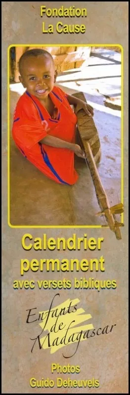 Calendrier permanent Enfants de Madagascar