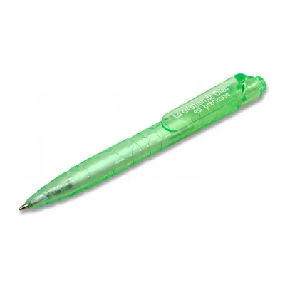 Stylo recyclé vert La création