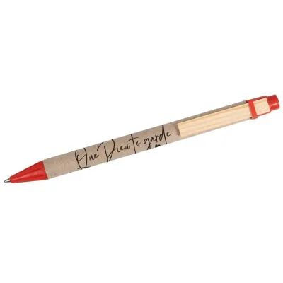 Stylo carton Que Dieu te garde