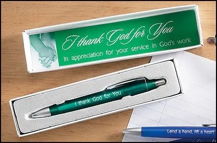 Stylo I thank God for you - green