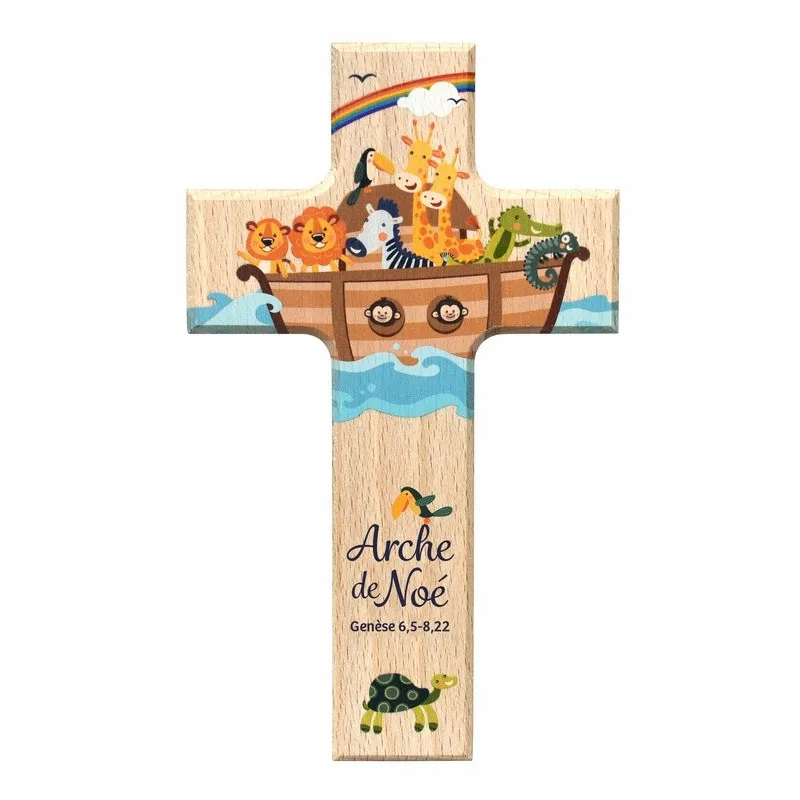 Croix en bois "Arche de Noé"