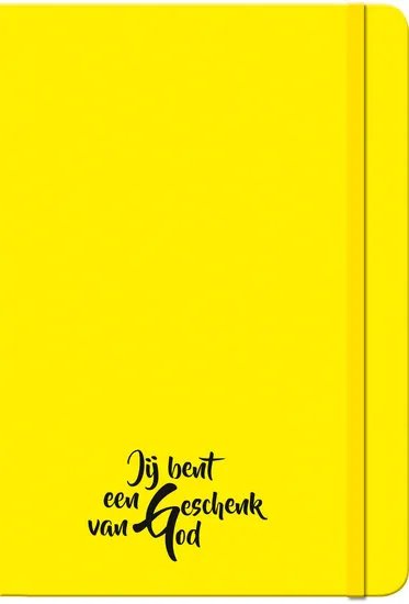 Noteboek geel Jij bent een Geschenk van God