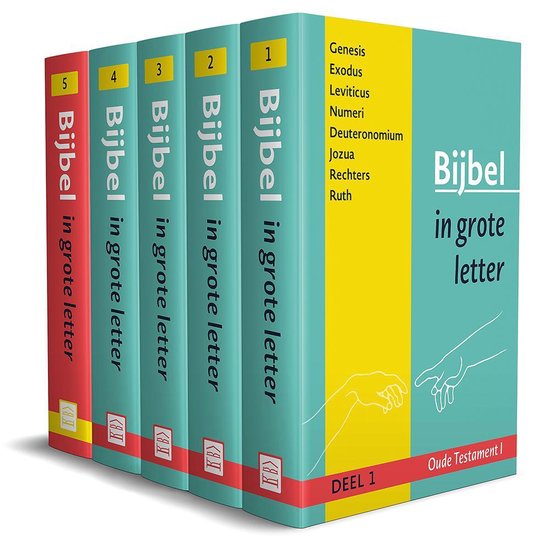 NBV Bijbel in grote letter - 5 delen