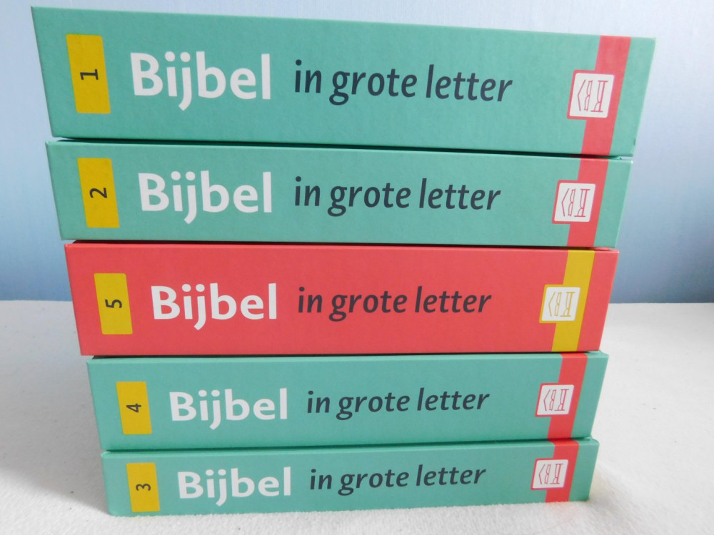 NBV Bijbel in grote letter - 5 delen