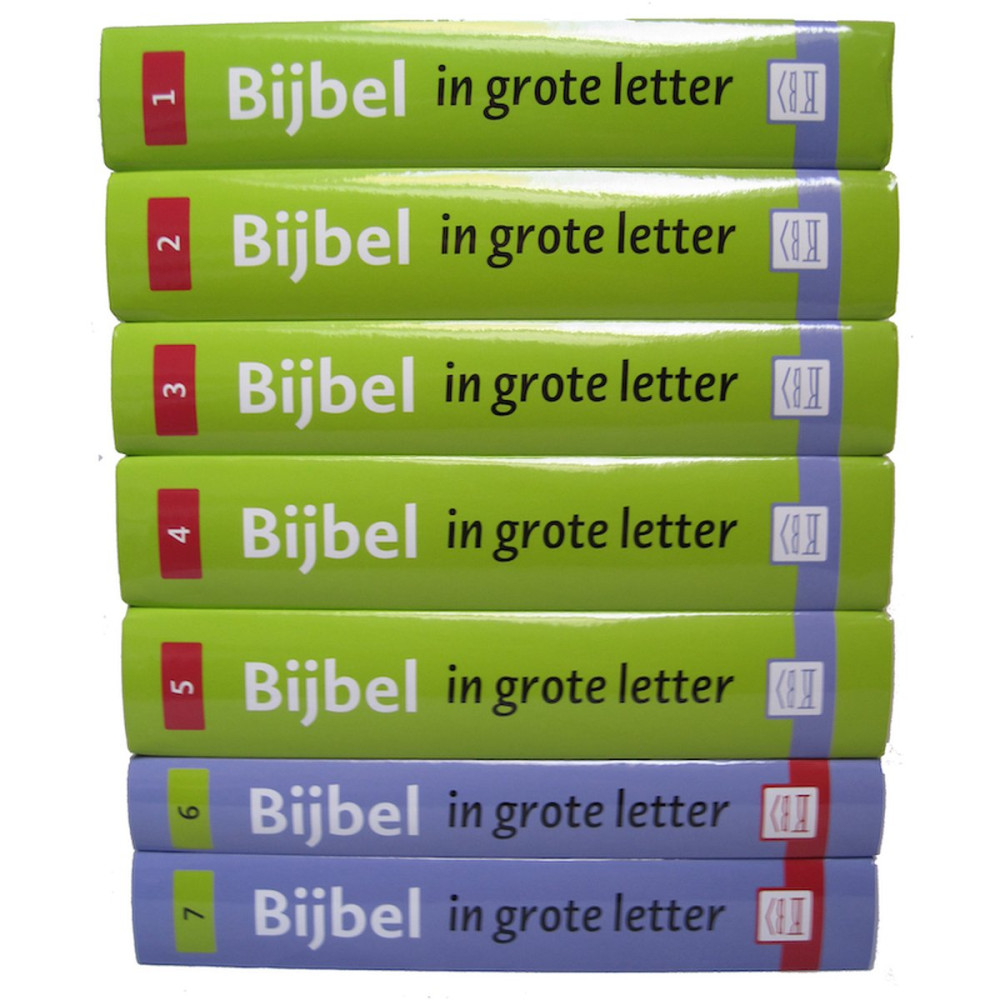 HSV Bijbel in grote letter - 7 delen