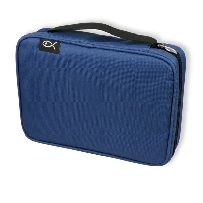 Housse compact ICHTUS tissus bleu