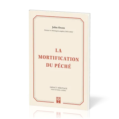 Mortification du péché, La