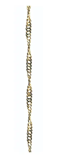 Chaîne 50cm plaqué or Singapour
