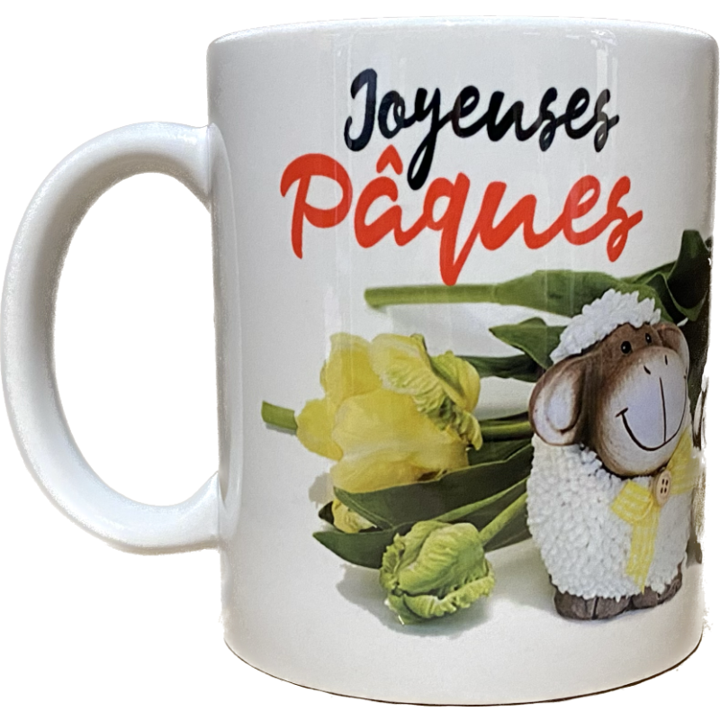 MUG joyeuses Paques - Job 19:25