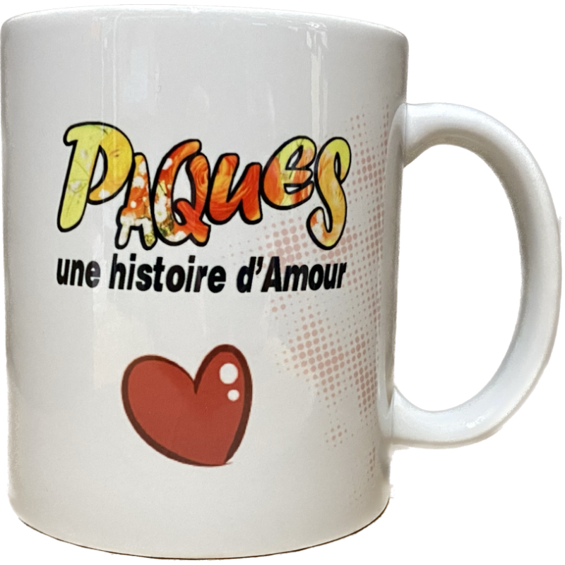 MUG Paques une histoire d'amour - Rom 5:8