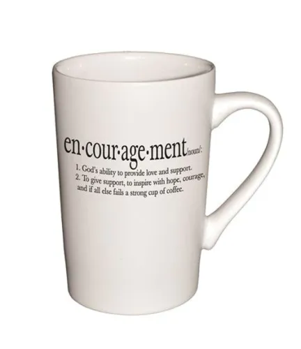 Mug en-cour-age-ment/noun/