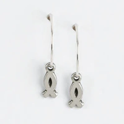 Boucles d'oreilles - Ichtus