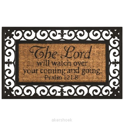 Tapis de sol The Lord will watch over your... - Psalm 121:8