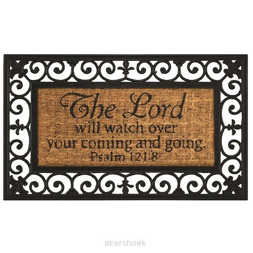 Tapis de sol The Lord will watch over your... - Psalm 121:8