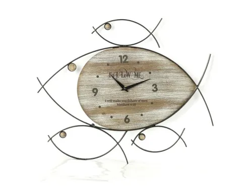 Horloge murale Follow me - Matthew 4:10