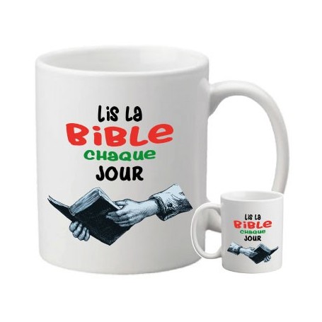 Mug Lis la Bible chaque jour