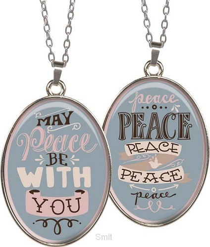 Pendentif May peace be with you